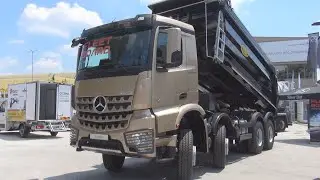 Mercedes-Benz Arocs 4145 K 8x4 Meiller Tipper Truck (2022) Exterior and Interior