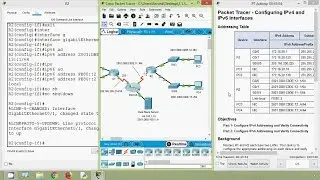 Packet Tracer - Configuring IPv4 and IPv6 Interfaces