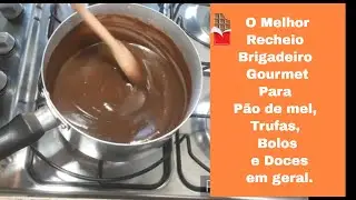 🍫O Melhor Recheio de Brigadeiro Gourmet Para Pão de mel e doces