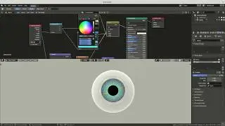 Blender 2.8 alpha: Yet another stylized procedural eyeball