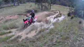 CRF150F Water Crossing TWIXTOR SONY VEGAS PRO 11