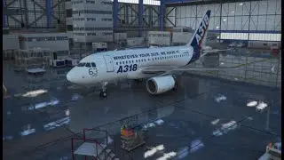 MSFS Baby Airbus A318 Landing at New Orleans LA
