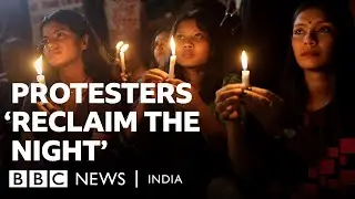 Kolkata doctor rape-murder: Women 'reclaim the night' during mass protests | BBC News India