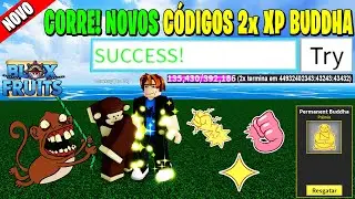 NOVOS CÓDIGOS 2x XP 2x BUDDHA RESET E BELI NO BLOX FRUITS (roblox)