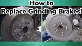 How To Replace Brakes on a Ford Explorer  - Also how to remove a stuck rotor