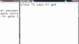 Creating a password protected batch file