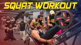 Heavy Legs Workout With Muscle Monsters|| 200Kg Squats After Very Long Time