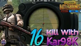 Pubg Lite || Kar98k Gameplay 16 Kill || Pubg Lite Gameplay