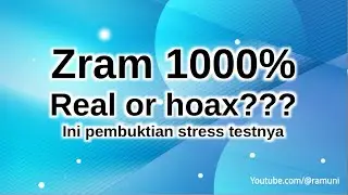 zram swap 1000 persen hoax or real stress test pada linux