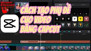 How to create subtitles for videos using Capcut PC (make subtitles, lyrics)