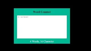 JavaScript Project Tutorial in Hindi | Word Counter JavaScript Project in Hindi