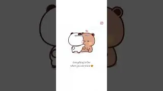 Tag your partner 🥺😍🥰💝..    #bearpandacouple #peachgomacouples