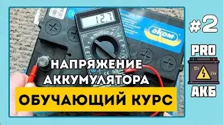 Курс «Юного Аккумуляторщика. Правильная проверка аккумулятора». Эпизод 2. Напряжение аккумулятора