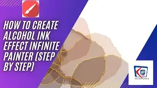 how to create alcohol ink effect with infinite painter