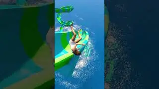 Amanda, Franklin, Lamar & Tracey Water Slide #1 