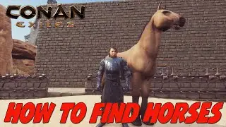 CONAN EXILES: Finding The Rarest Horse In The Game