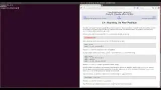 LFS 7.4 - 2.4 Mounting the New Partition (video 4)