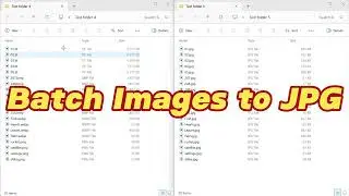 Convert images to JPG format | Batch PNG to JPG images | How to batch convert image formats?