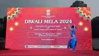Odissi Dance by Wu Kan (Regina) in Diwali Mela - 2024