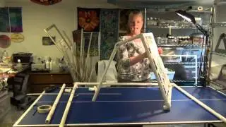Making PVC Frame-Silk Painting Part 1