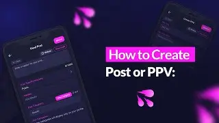 WetSpace - How to Create a Post or PPV