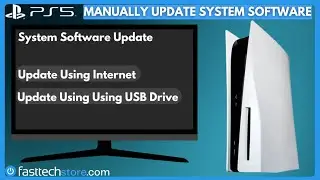 PS5: Manually Update System Software