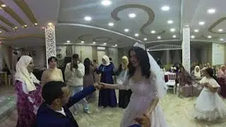 Chinese & Tunisian Wedding Banquet (wife dancing with her brother)