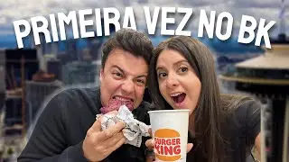 Vlog Diário - Primeira vez no Burger King nos Estados Unidos e festa de aniversário em Bellevue