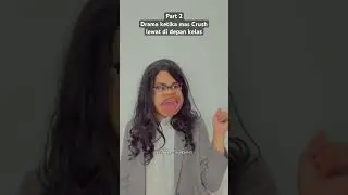 Part 2 Drama ketika mas Crush lewat di depan kelas #alwanrk #comedy #shorts