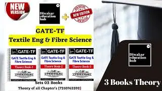 GATE Textile Engineering Latest Theory Books 2025