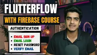 Email Login Using Firebase | FlutterFlow With Firebase Course