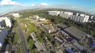 Quadrocopter super crazy crash in the City