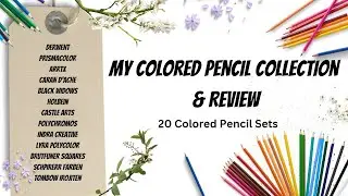 My Colored Pencil Collection & Review #coloring #coloredpencils #adultcoloringchannel #adultcoloring