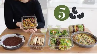5 Black Bean Recipes for Breakfast, Lunch, Dinner & Dessert! Healthy, VEGAN & Delicious!