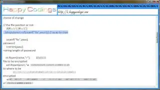 Encryption and Decryption of files C Code Example