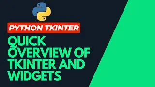 Tkinter python coding tutorial for beginner | create modern GUI using widgets