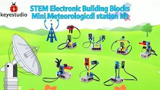 KEYESTUDIO 丨Kidsbits Electronic Building Blocks Mini Meteorological Station Kit for Arduino #arduino