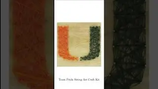 Team Pride String Art Craft Kit Collegiate Time-lapse by Sporticulture™
