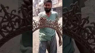 MAKING A STUNNING DESIGN BY ALUMINIUM CASTING #shortfeed #youtubeshorts