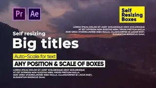 Self-Resizing Big Titles II MOGRT