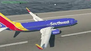 Boeing 737 X-plane 11 (Demo) Smooth landing