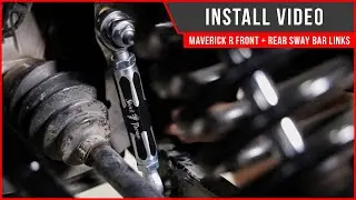 Can-Am Maverick R  | Front + Rear Sway Bar Links | Install Video