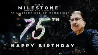 Dad's 75 years Video