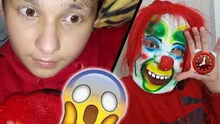 24 hours in a box, *KILLER CLOWN* prank on my mom!!!