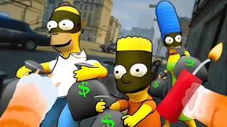 I escape from JAIL with the Sympsons!