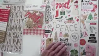 New Crate Paper FaLaLa collection scrapbooking suplies