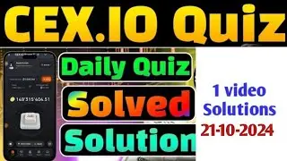 Cex.io power tap quiz Answers today  | Cex.io power tap new Update | Cex.io Power tab Quiz Solution