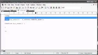 Creating a File Based Unique Hit Counter Part 1 Tutorial  in PHP- MYSQL by For Student Organization