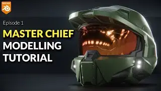 Blender Master Chief Helmet Modelling Tutorial | Episode 1