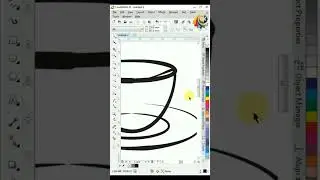 How to make a Coffee Cup in Coreldraw  | Coffee Cup Logo create in coreldraw 